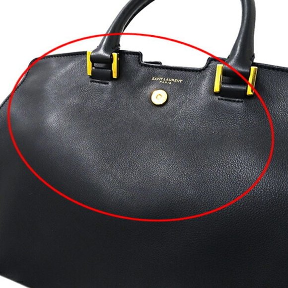 SAINT LAURENT Bag Women's Handbag Leather Cabas Small Black 424869 - Picture 10 of 10